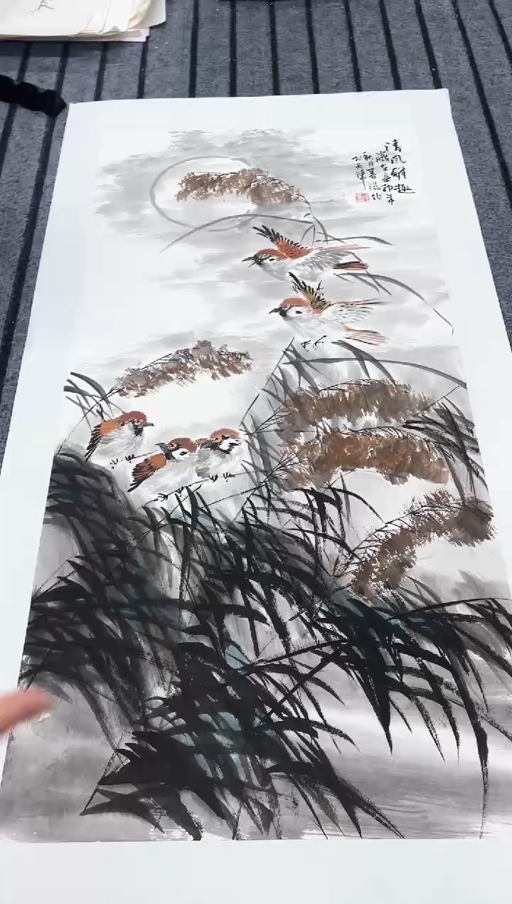 精品国画花鸟作品