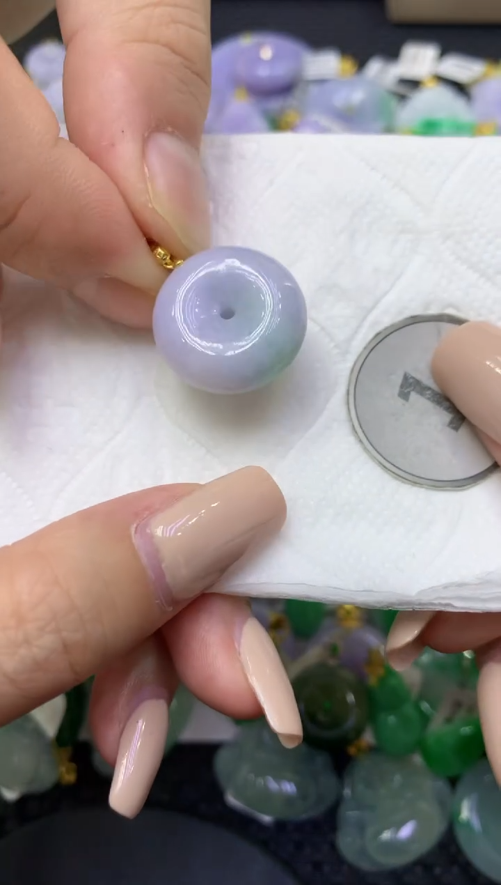 颈饰未镶嵌翡翠天然缅甸翡翠A货