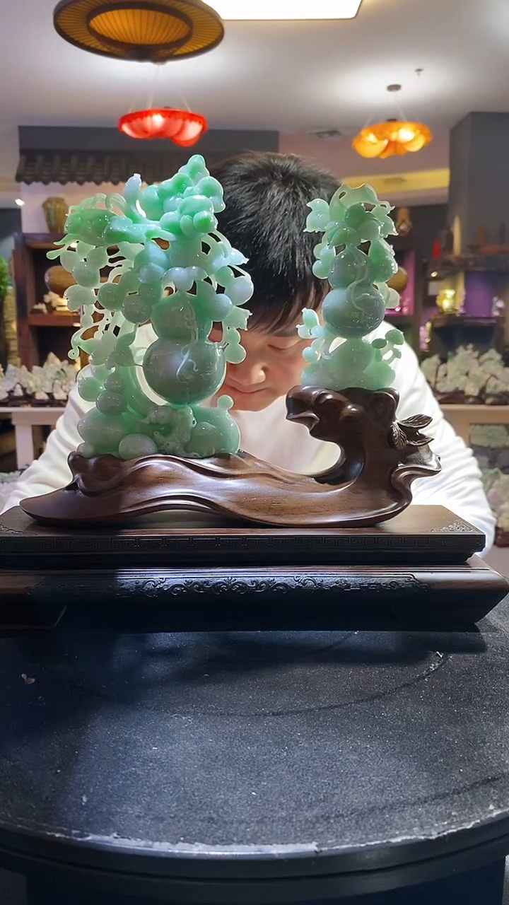 【闪购商品】定制翡翠未镶嵌03/0115/W/葫芦