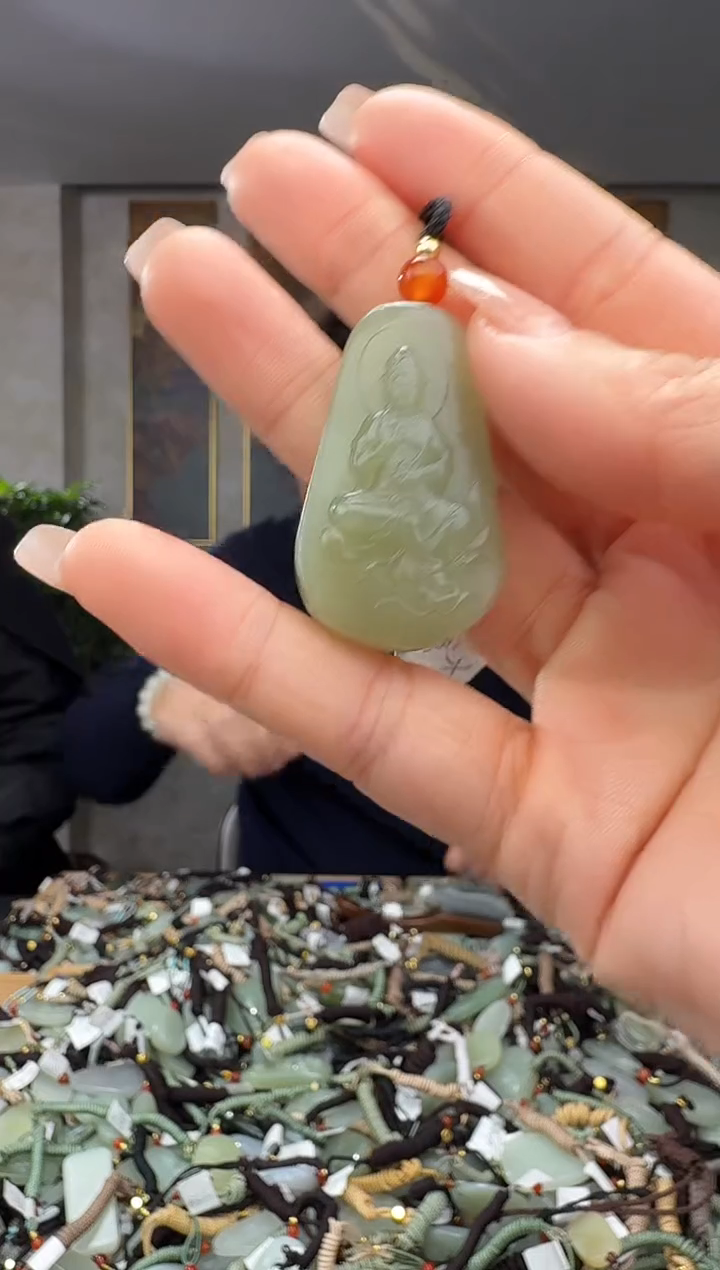 颈饰未镶嵌和田玉拍一发一多样性发货