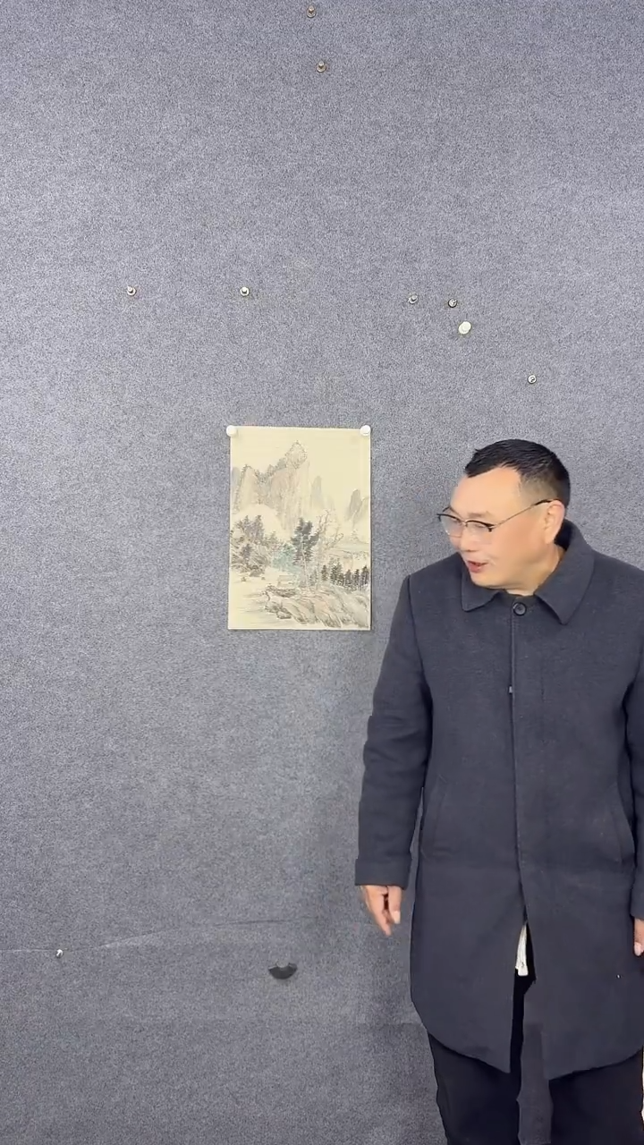 国画朝*136*68吴铁成作品