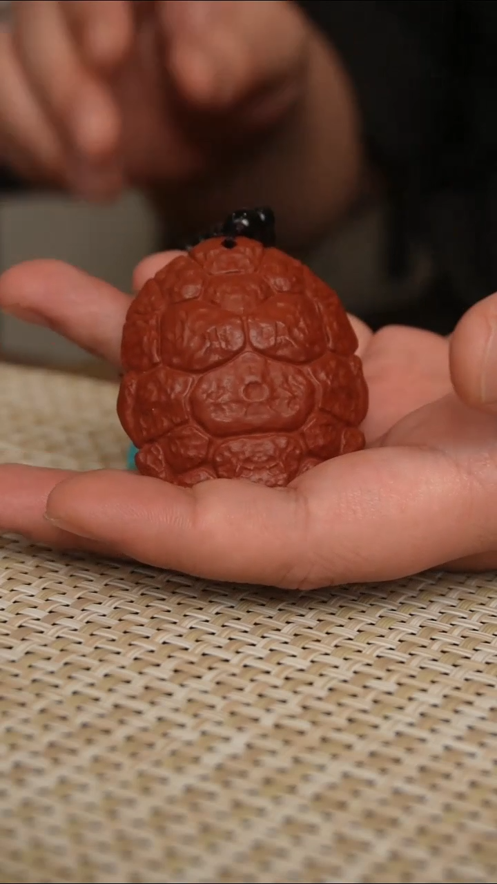 紫砂茶宠宜兴紫砂龟背富甲天下茶宠