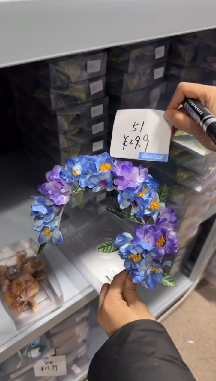 合金布艺头饰51号