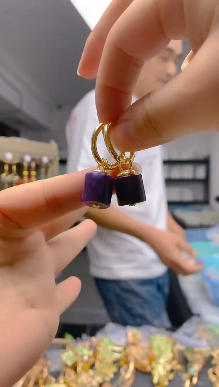 【闪购商品】玛瑙/玉髓耳饰合金06玛瑙耳饰