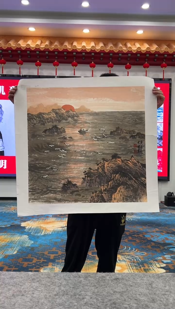 国画朱大明国画精品