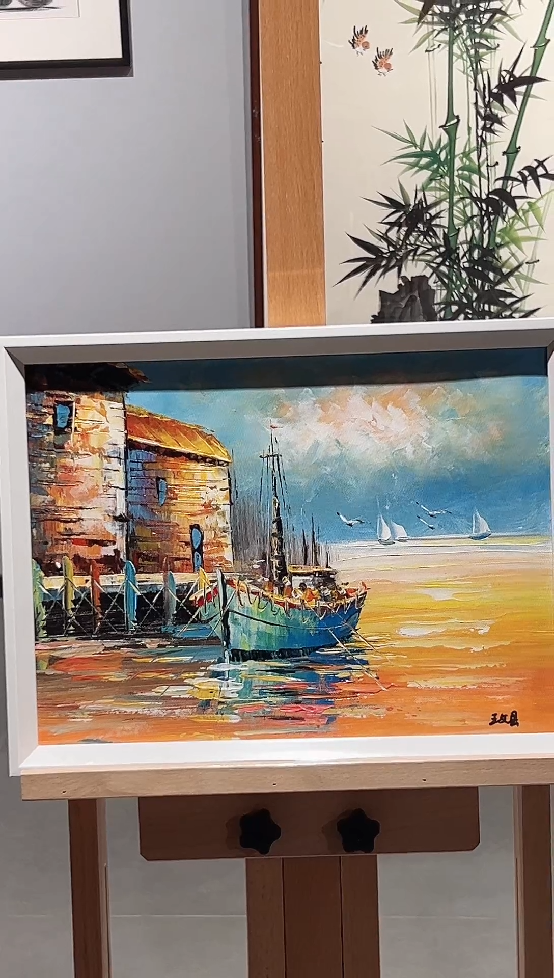 【闪购商品】绘画王文县-30*40-油画01