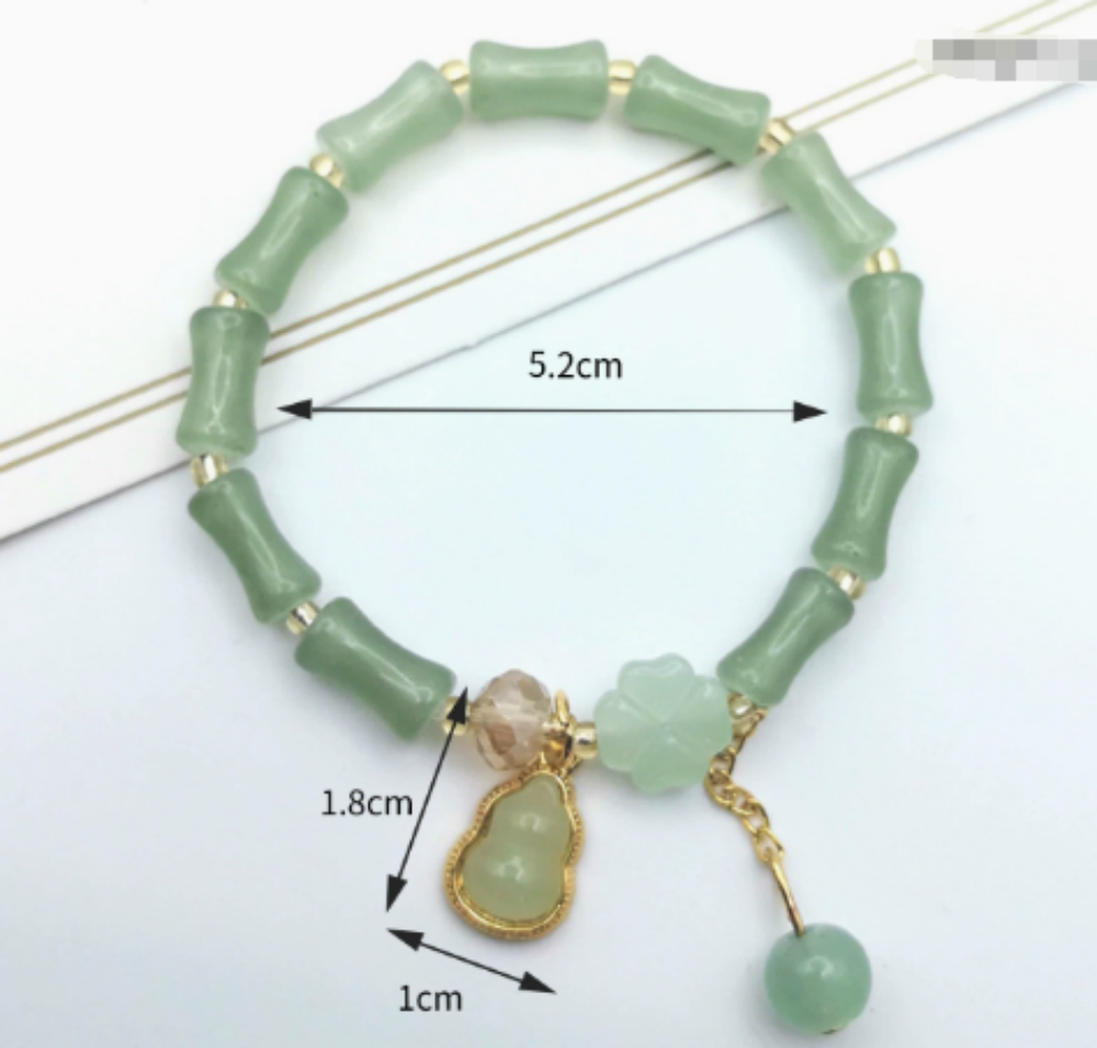 竹节款琉璃手串