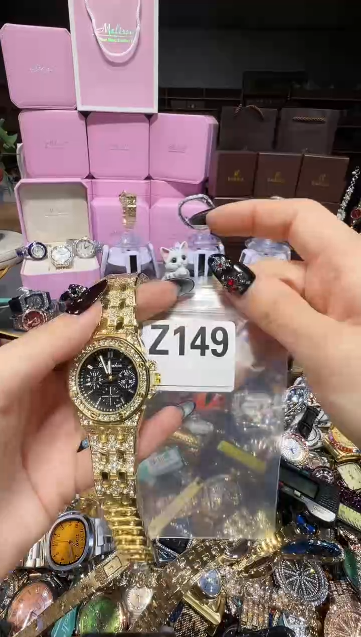 石英机芯不锈钢不锈钢直播定闪专用