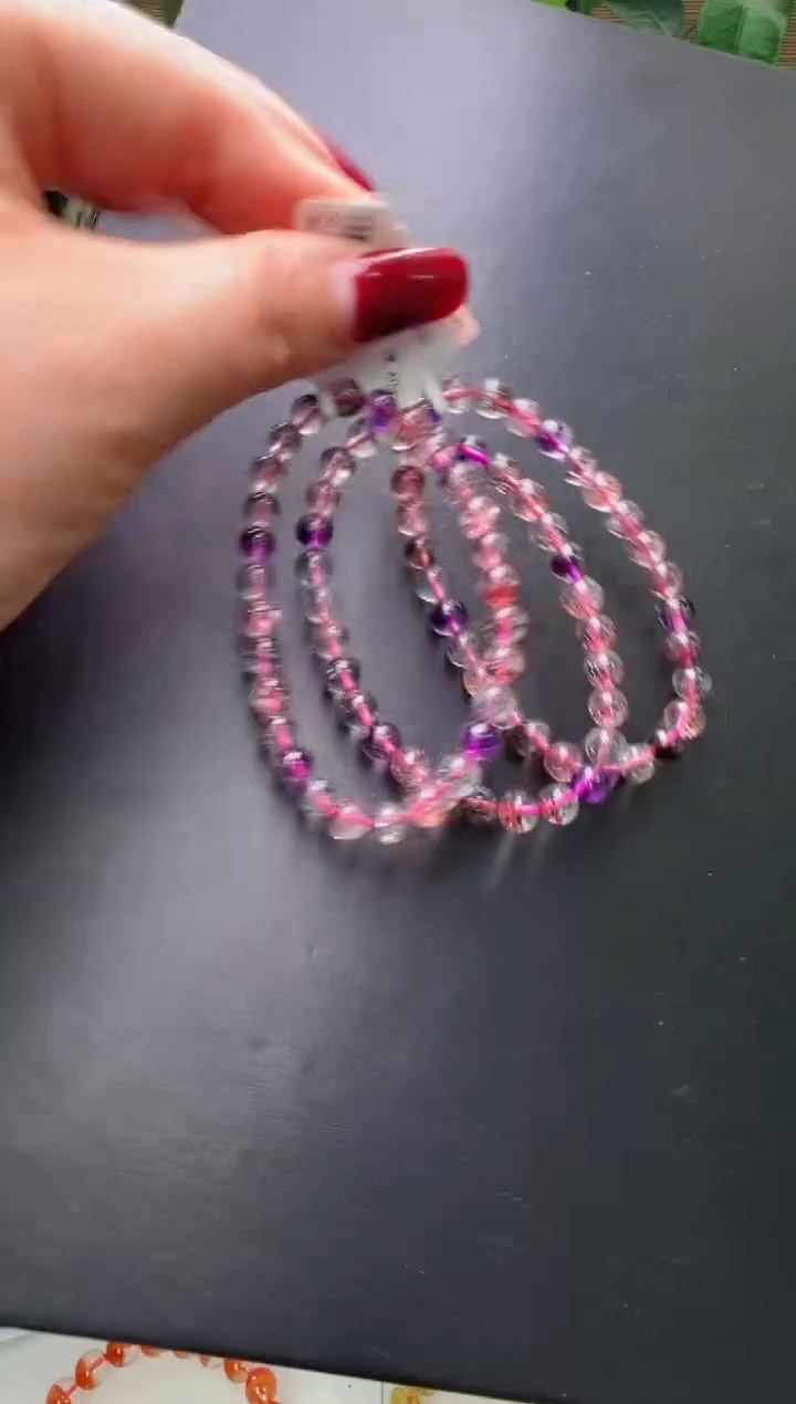 【闪购商品】水晶手串未镶嵌超七手串6m+多样性发一M30574