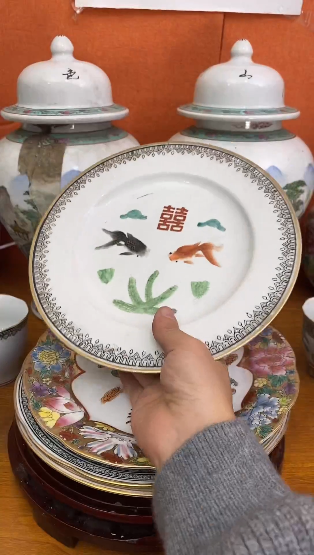 摆件陶567老厂瓷微瑕慎拍（已开价）