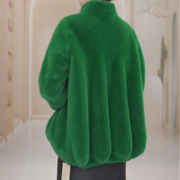 [送运费险]AA8875-新中长款雪兰貂翻领款高端外套女秋冬款 -琳琳