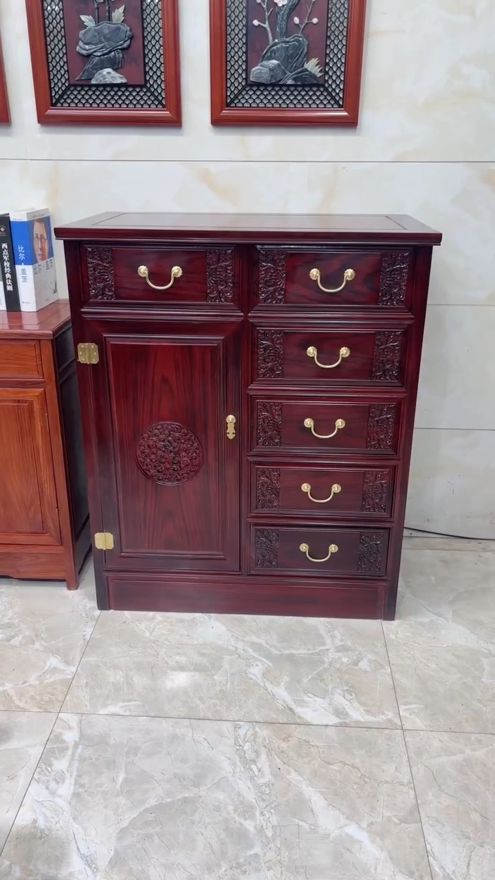 【闪购商品】花梨木类成套家具酸枝木六斗柜