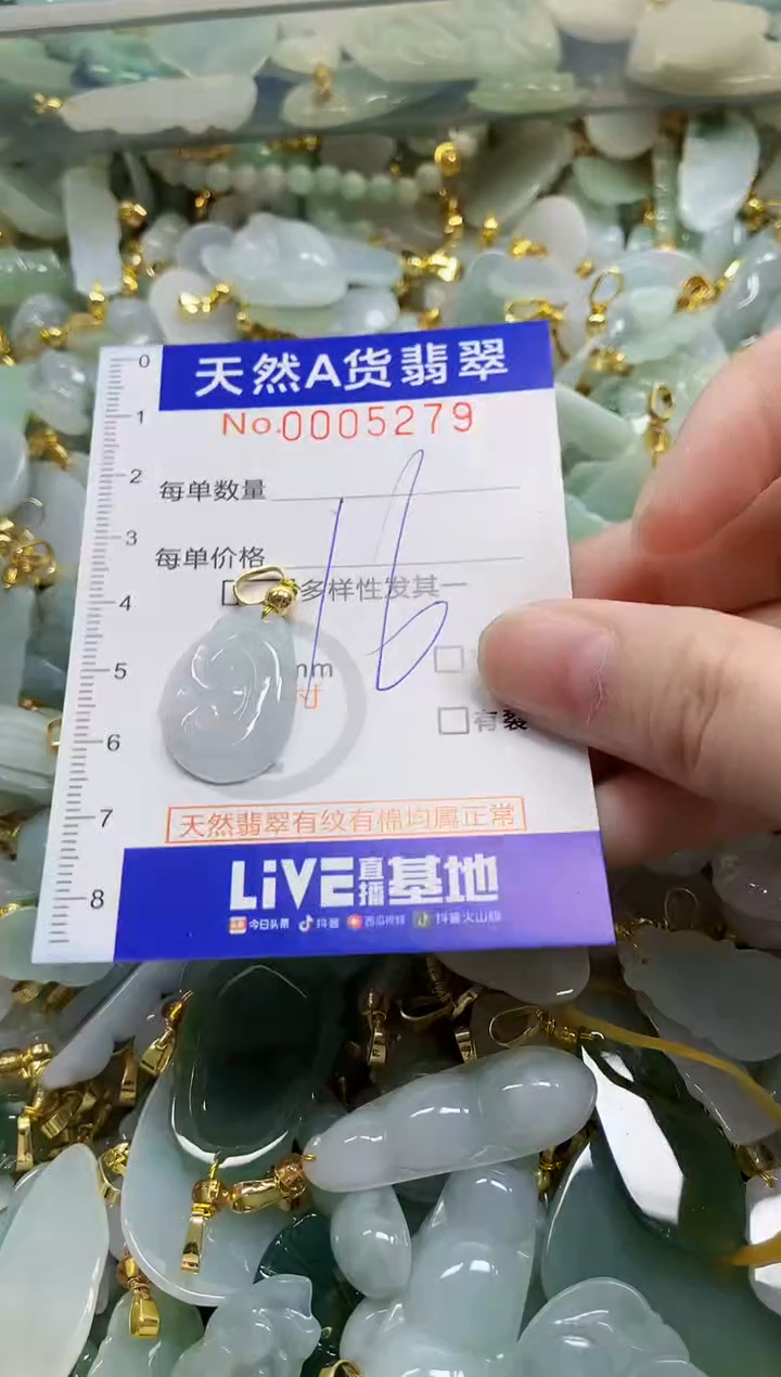 颈饰未镶嵌翡翠天然A货翡翠