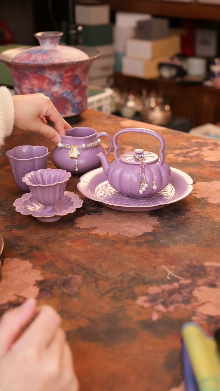 【闪购商品】陶瓷茶具（无礼盒无茶盘）@@A11134