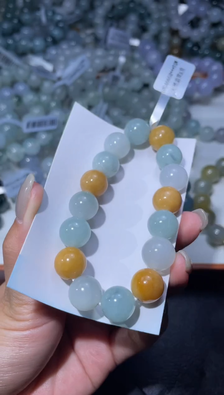 【闪购商品】定制翡翠未镶嵌天然缅甸A货翡翠手串108