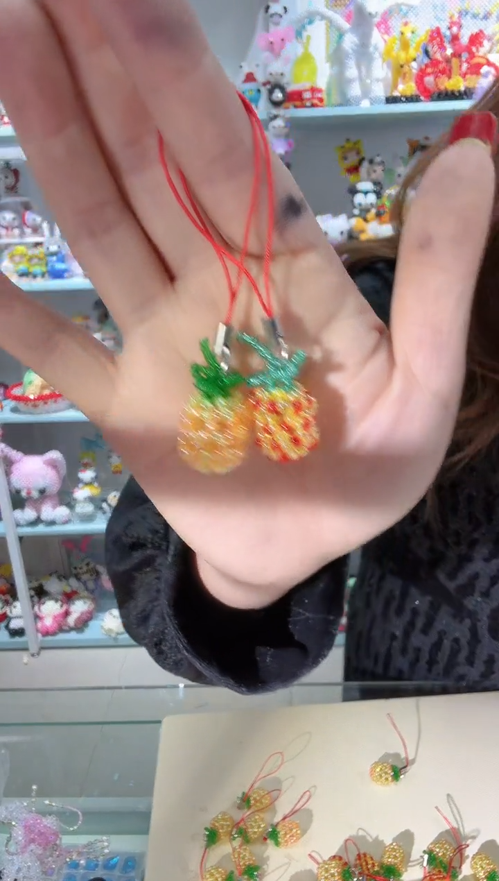 玻璃0452成品4个菠萝