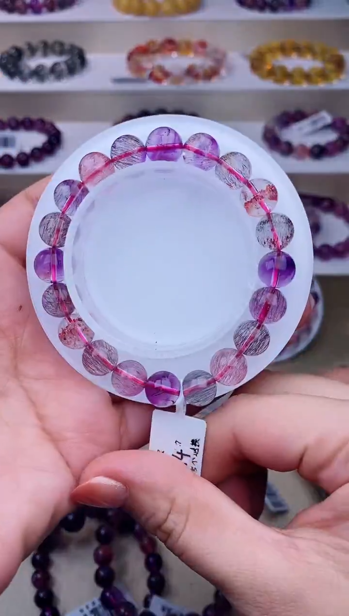 未镶嵌手链水晶仙女超七单圈9m+