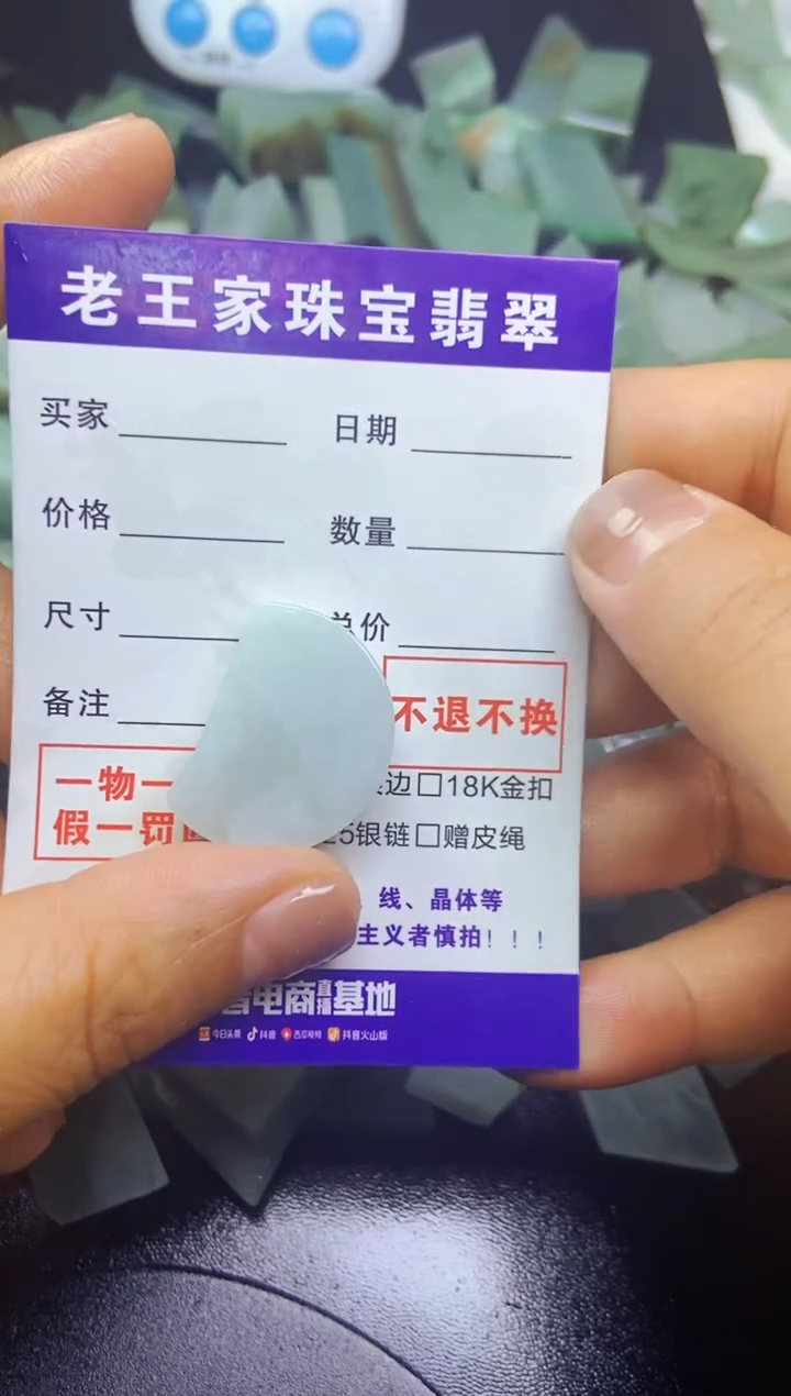 【闪购商品】翡翠颈饰未镶嵌料子