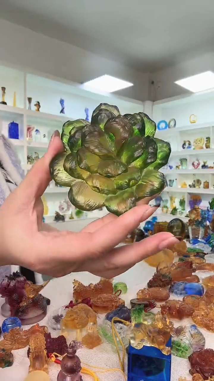 手工艺品琉璃盖制