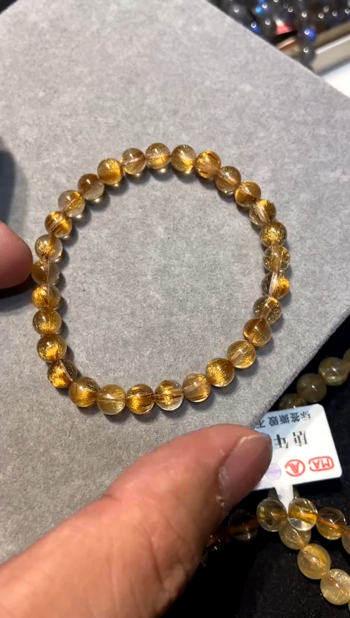 【闪购商品】水晶403-未镶嵌咖啡钛6mm+