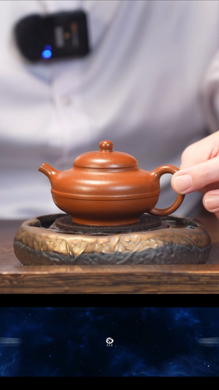 【闪购商品】紫砂茶壶紫泥线圆-CK