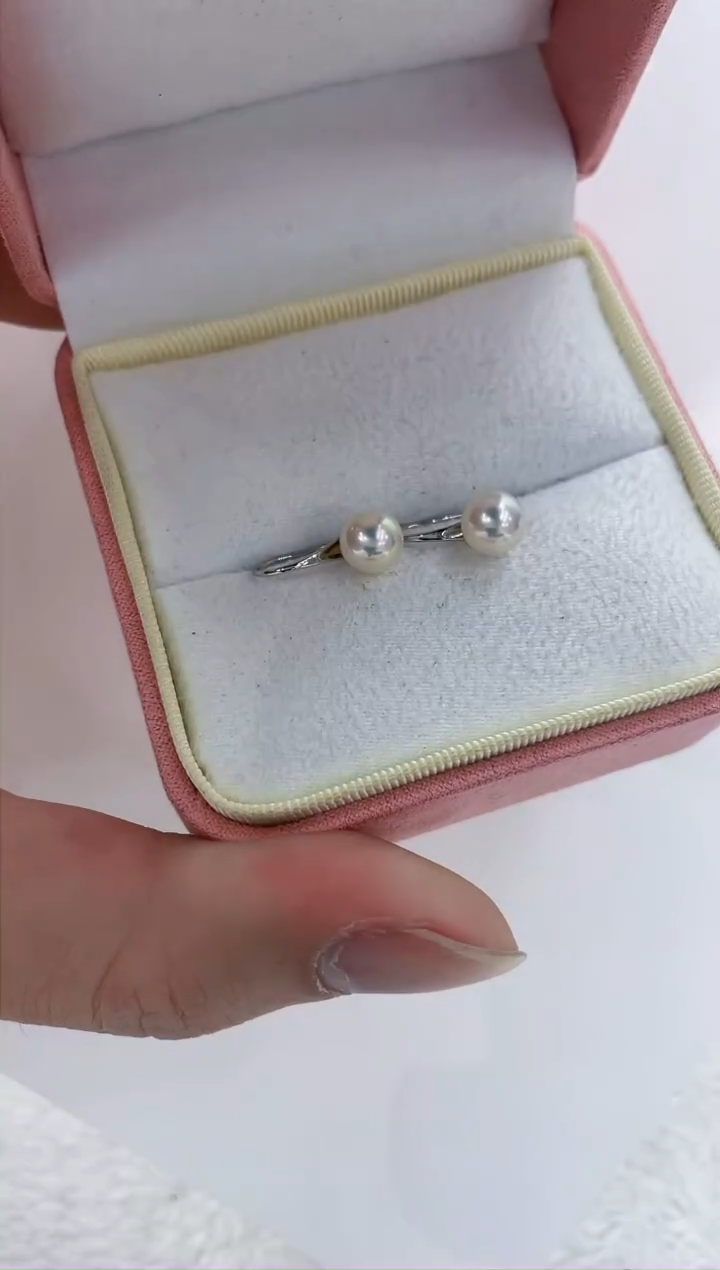 【闪购商品】海水珍珠耳饰银S925镶嵌海水珍珠耳饰