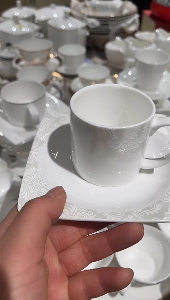 瓷2号小咖啡杯碟1套