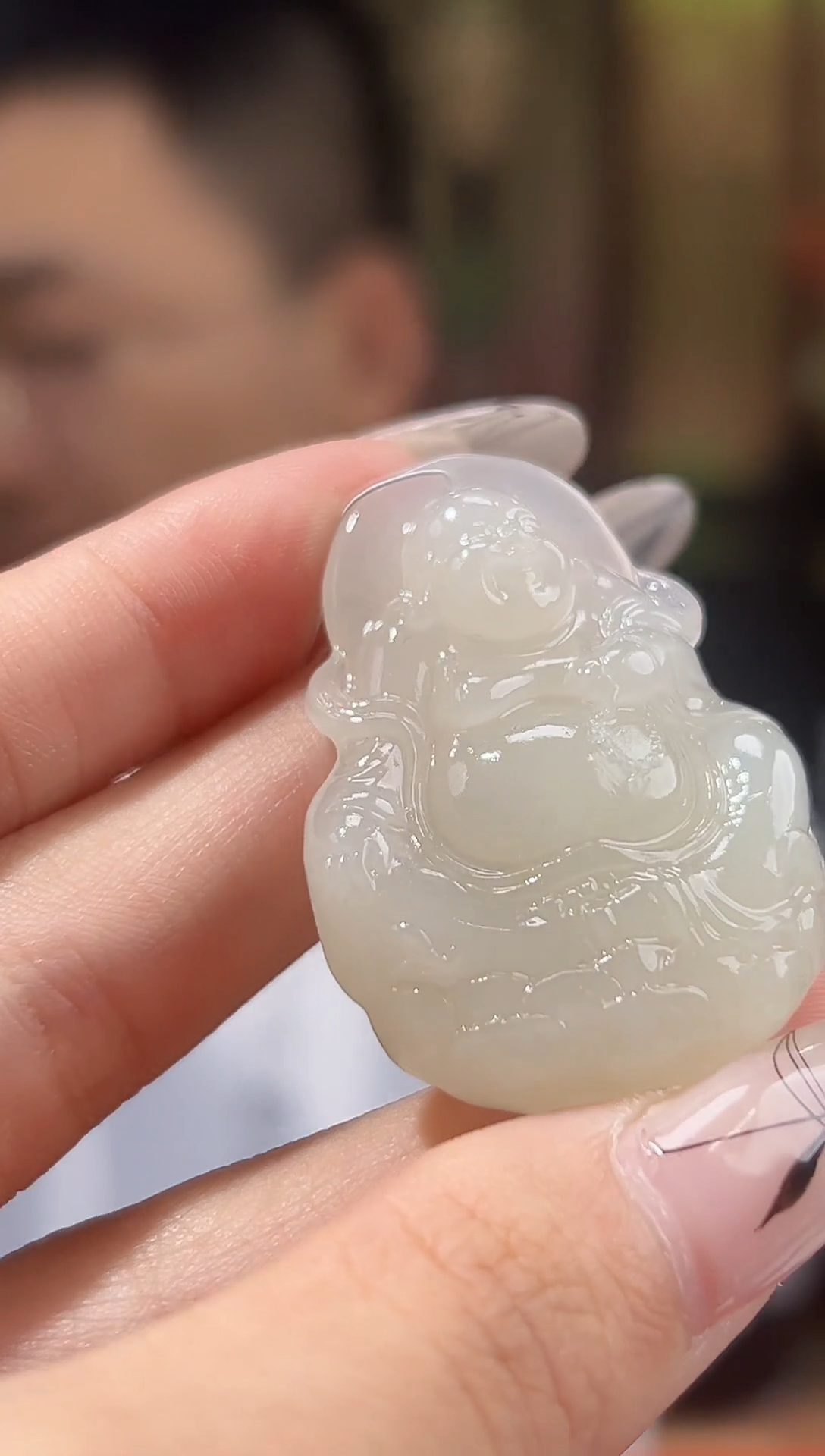 定制和田玉岭南寻玉和田玉配珠链（多样性发一）