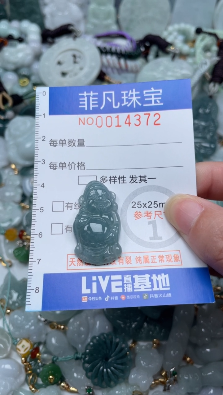 颈饰未镶嵌翡翠14372