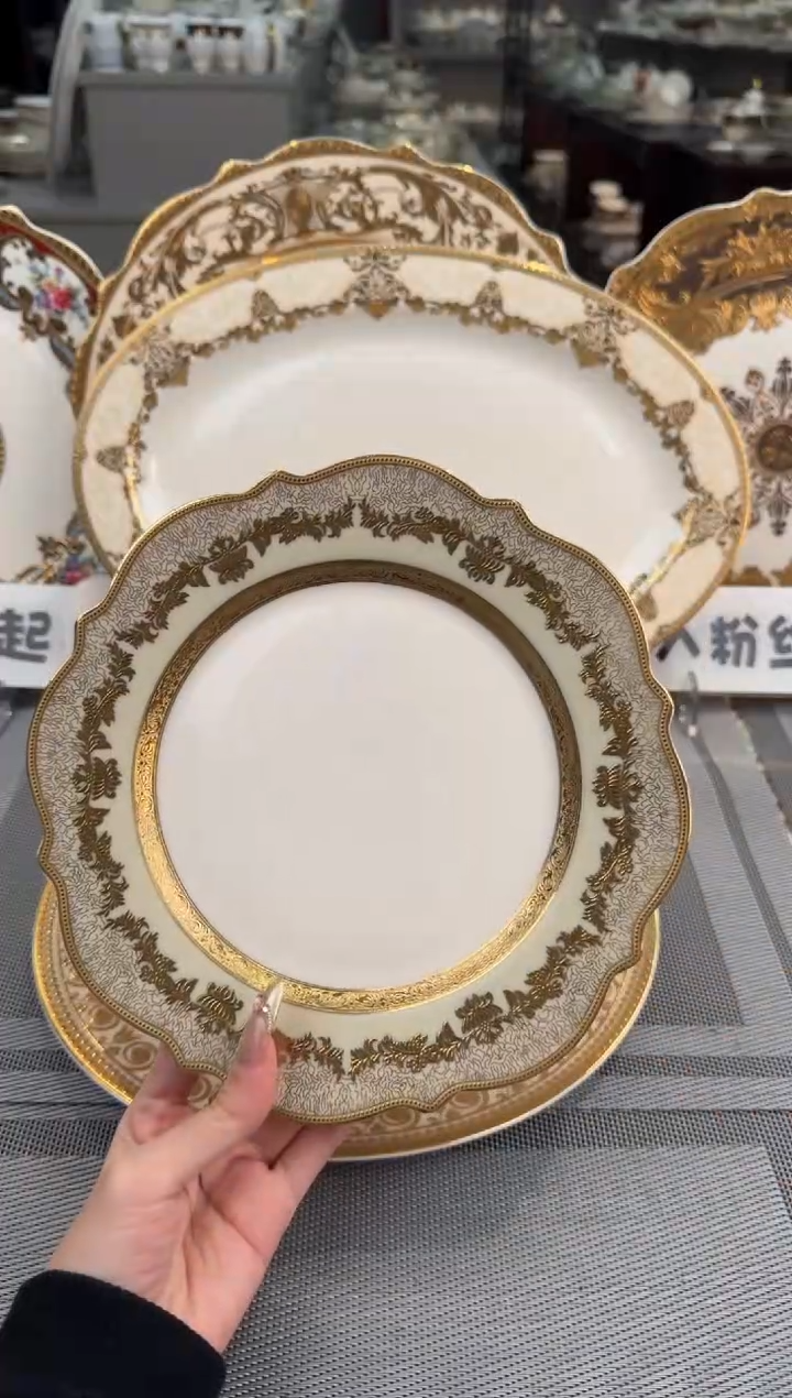 【闪购商品】瓷片8英寸平盘福利价2个尾单