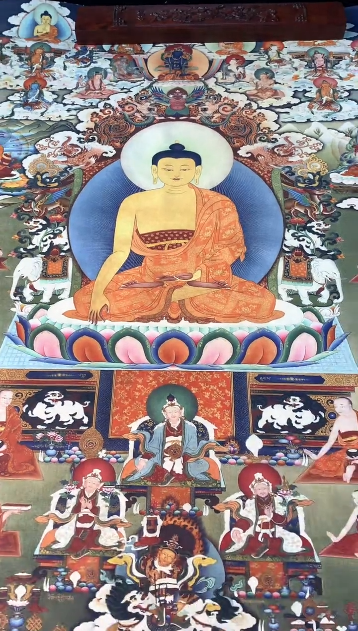 卷轴画16153万佛朝宗