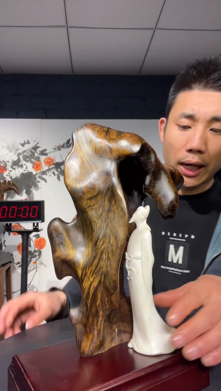 【闪购商品】金丝楠木雕金丝楠木工艺品摆件