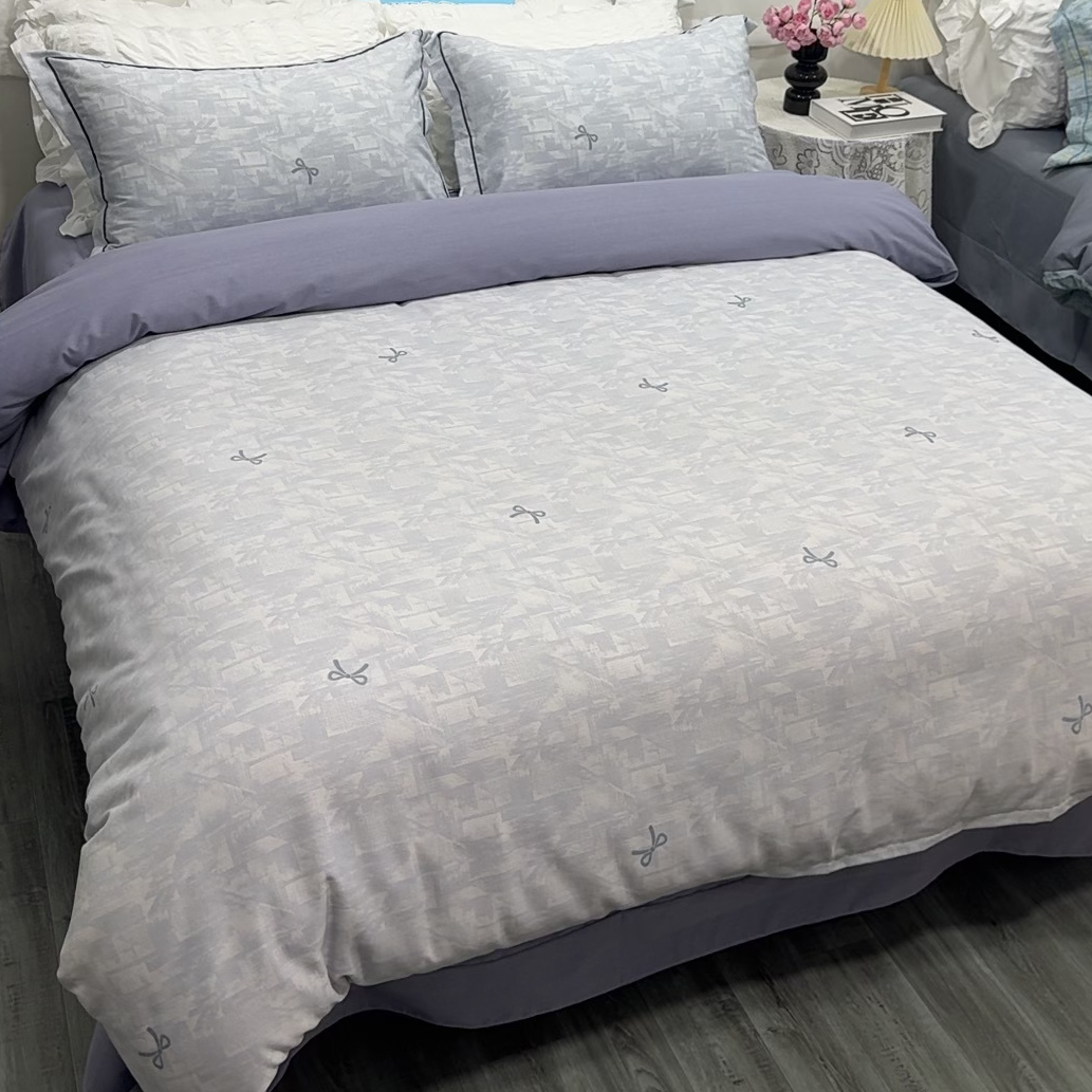 【床笠款在这里】床垫高20-24厘米超勿拍四季斜纹棉四件套床上用品