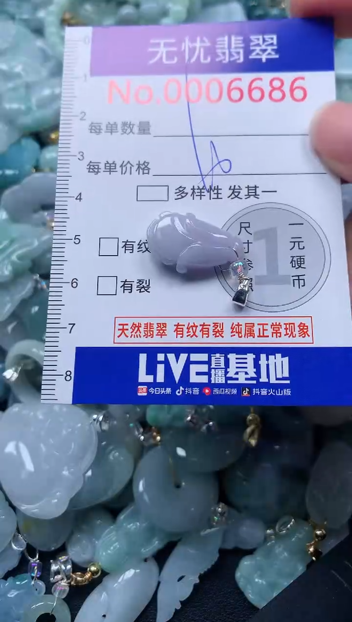 颈饰未镶嵌翡翠6686