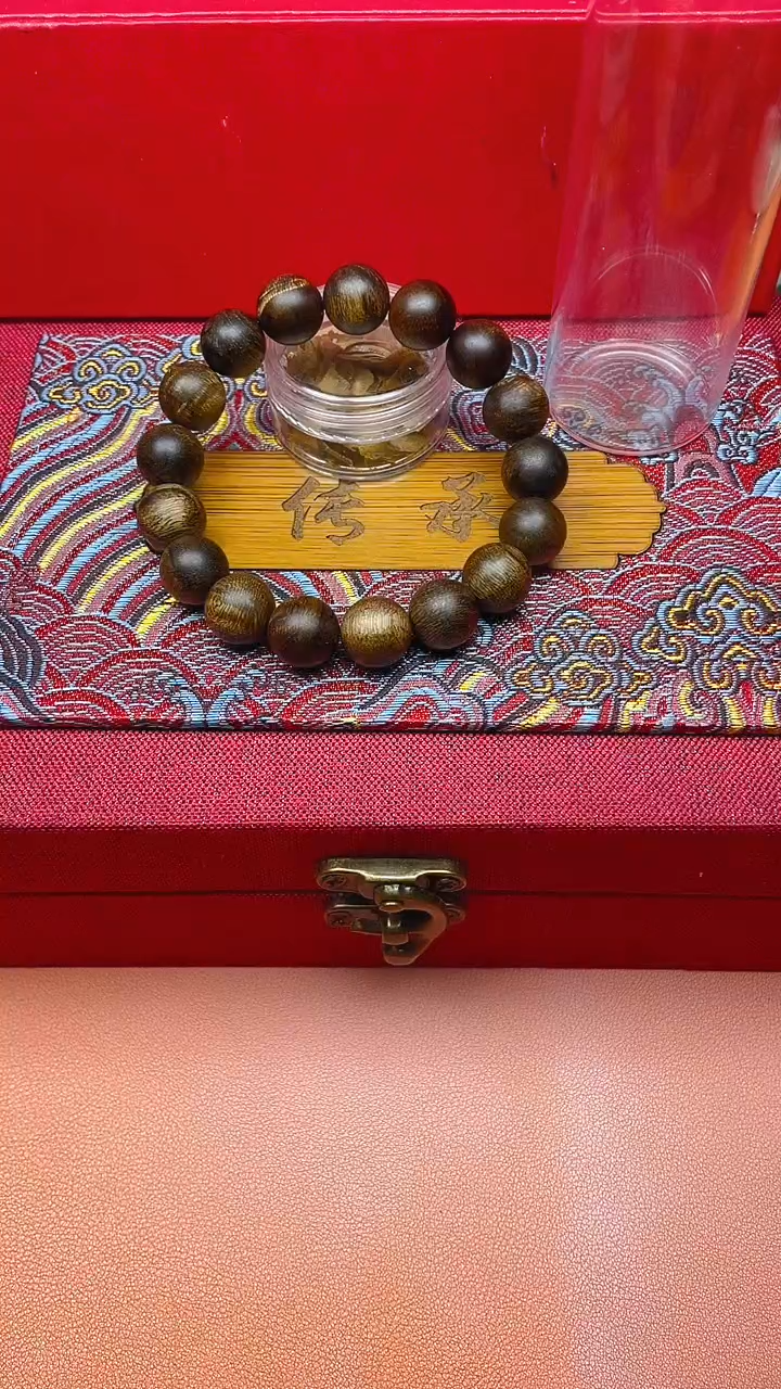 【闪购商品】沉香手串芽庄白棋瘤疤1.2沉水Q12536380