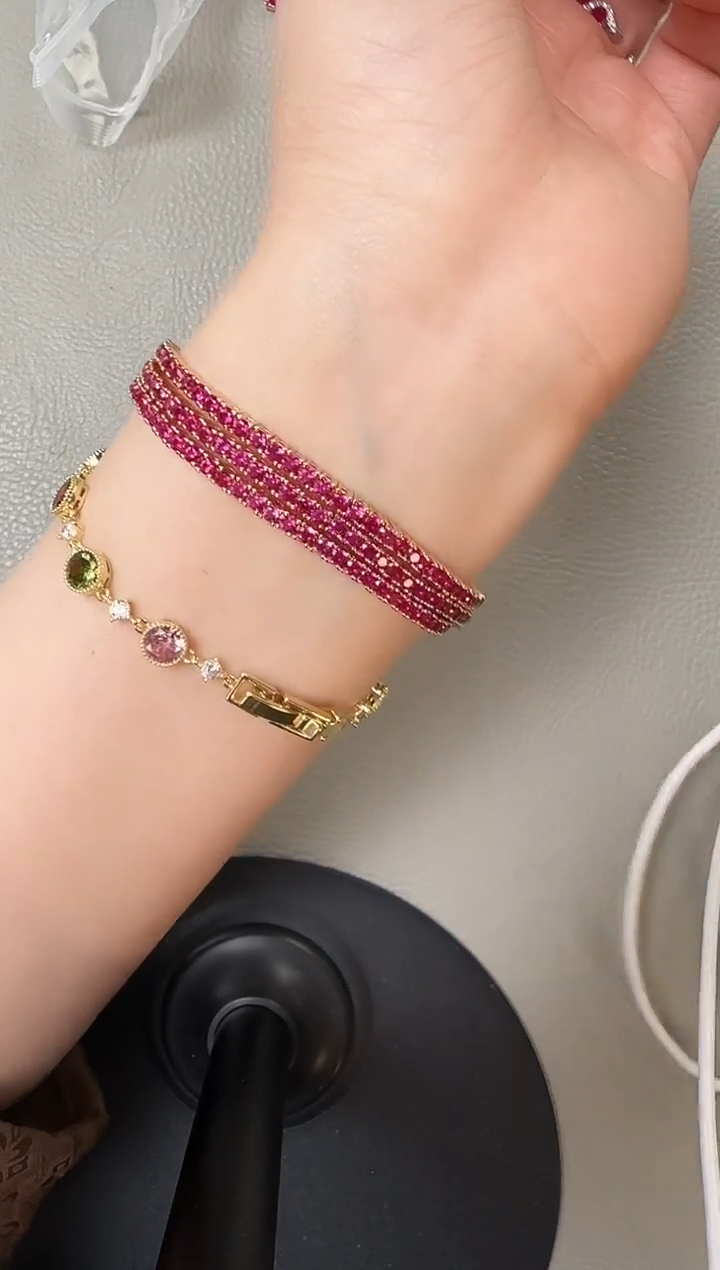 主播定制链接精品红色手链