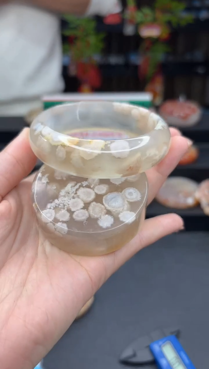 【闪购商品】石英质玉手镯未镶嵌115（60圈赠送镯心）