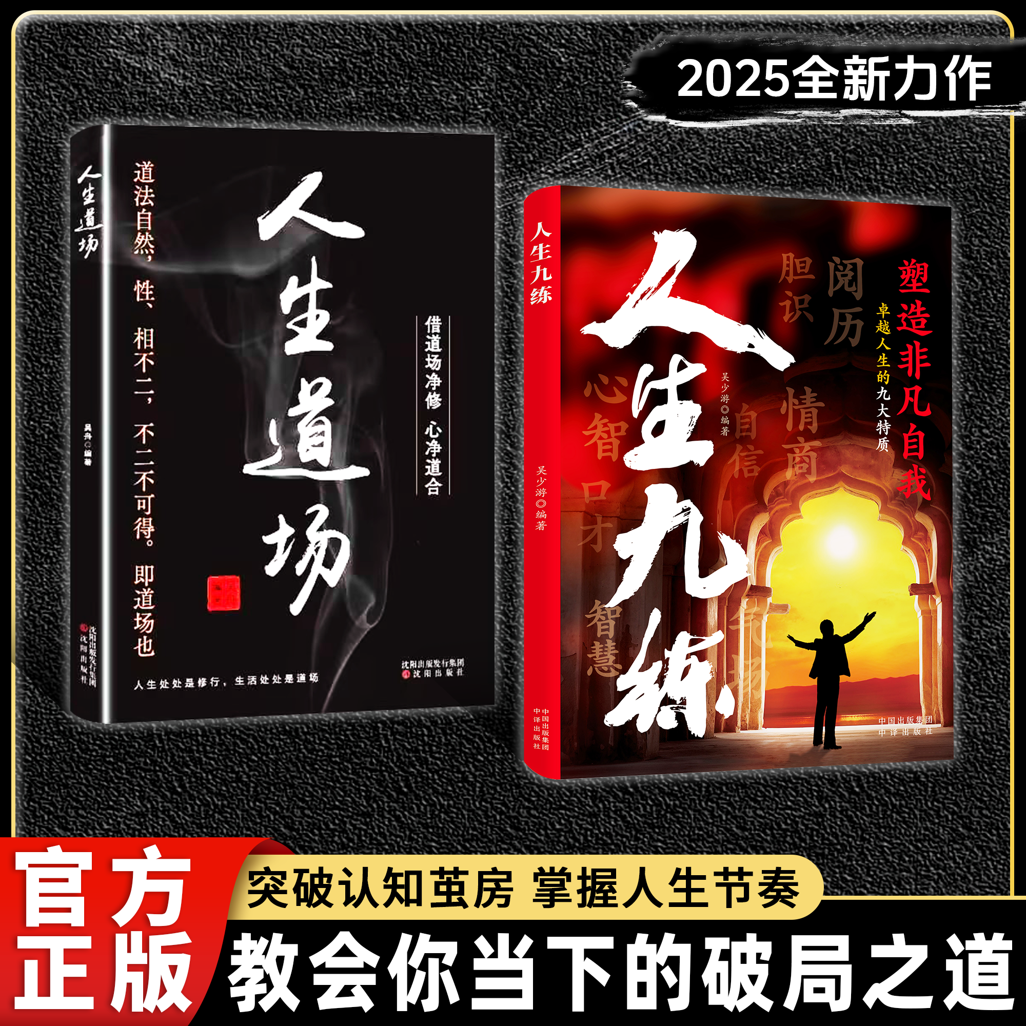 【正版旗舰】人生九练+人生道场：教会你当下的破局之道2025全新力作