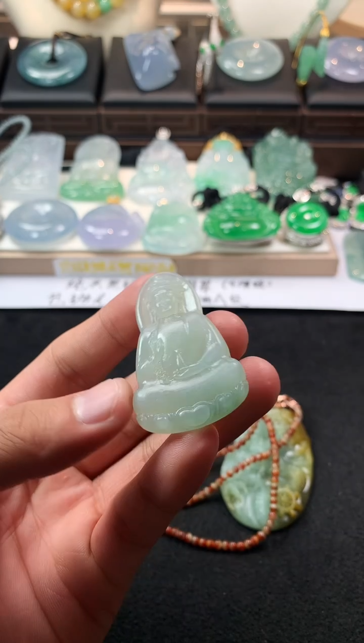 未镶嵌定制翡翠加*吧 5024毛货不退不换