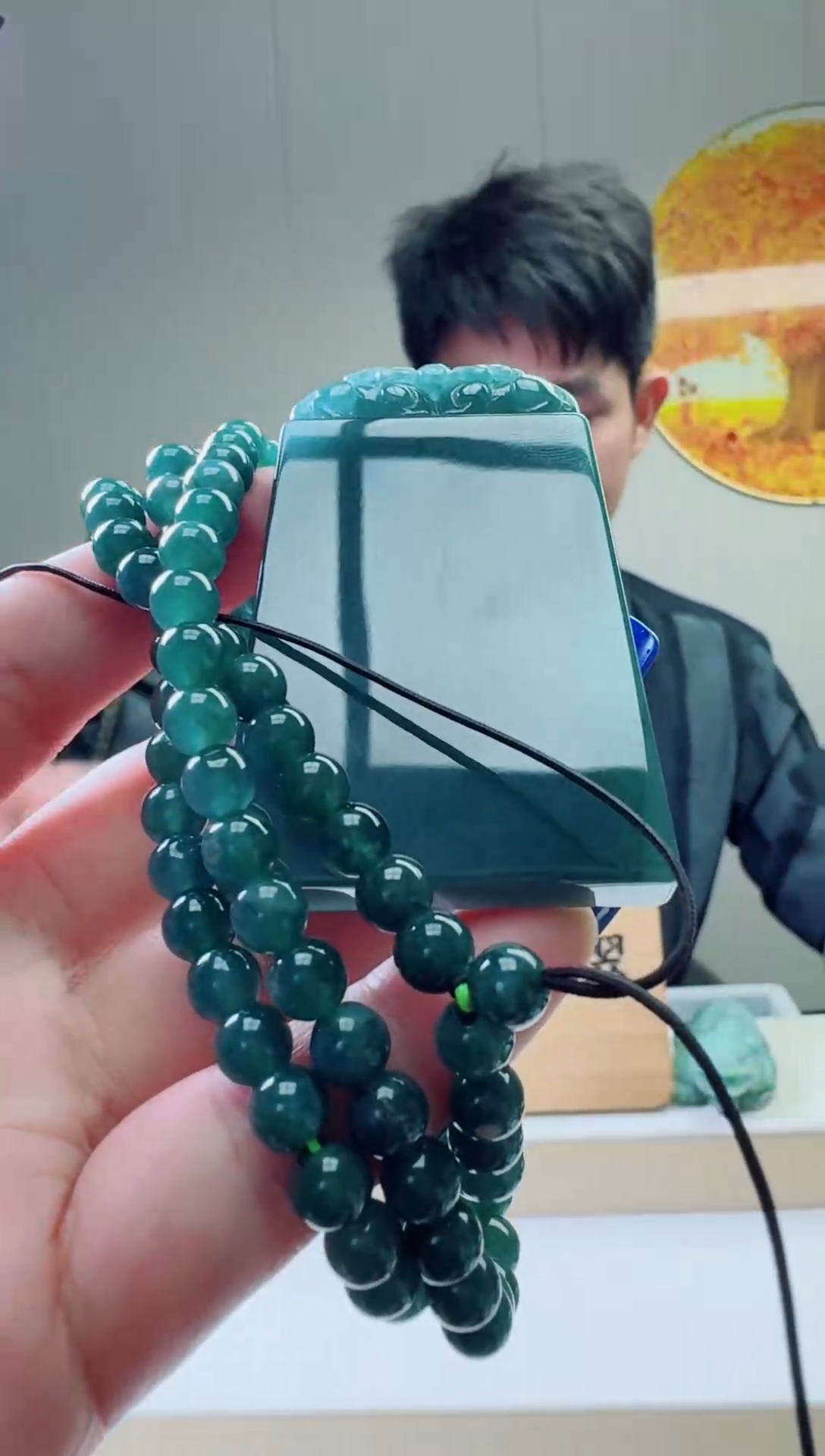 颈饰未镶嵌翡翠天然A货翡翠  多样性随机发其一      