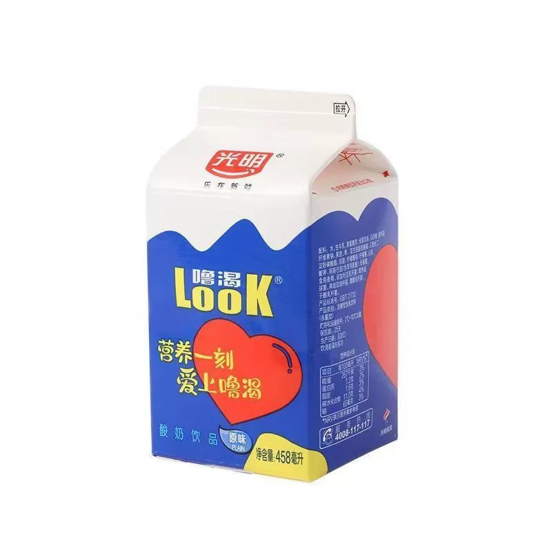 光明噜渴酸奶饮品原味458ml