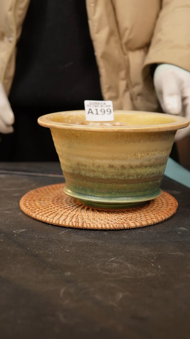 【闪购商品】瓷片199泥泥手工花盆