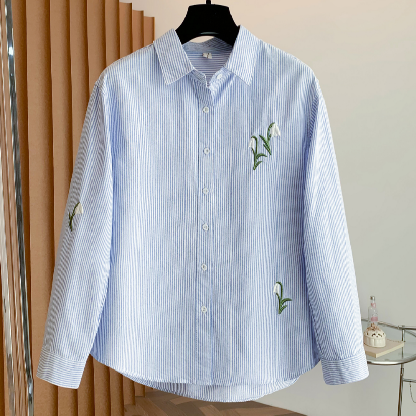 001-050【衬衫合集】四季款纯棉长袖衬衫女韩版休闲