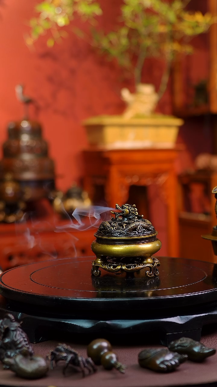 【闪购商品】龙腾四海熏香炉           