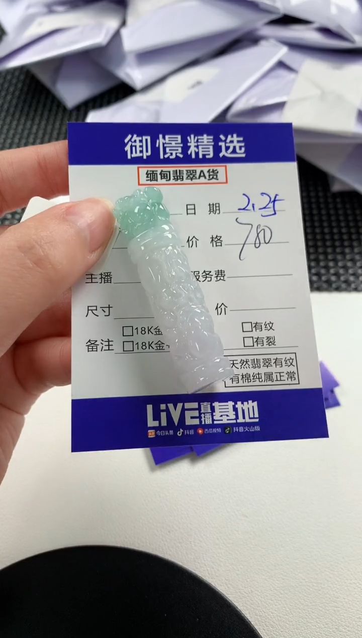 【闪购商品】翡翠颈饰未镶嵌34        