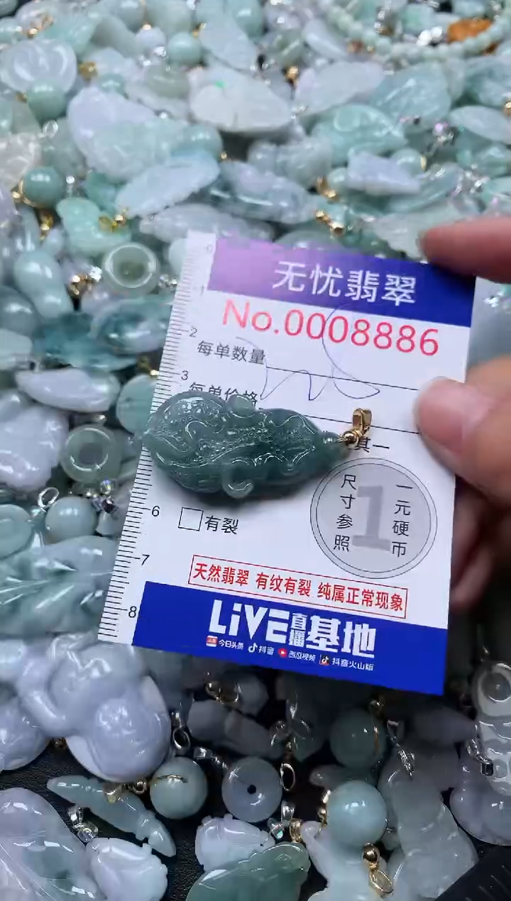 颈饰未镶嵌翡翠8886