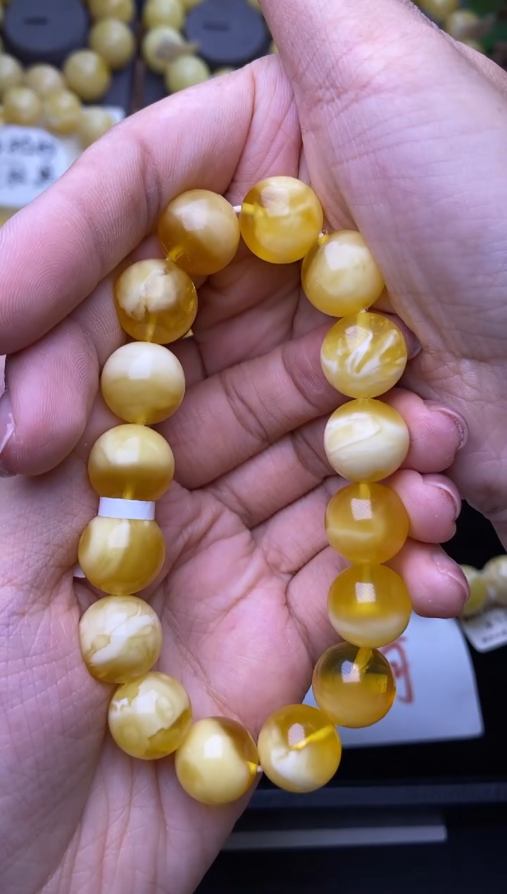 裸石琥珀未镶嵌大小姐珠宝33