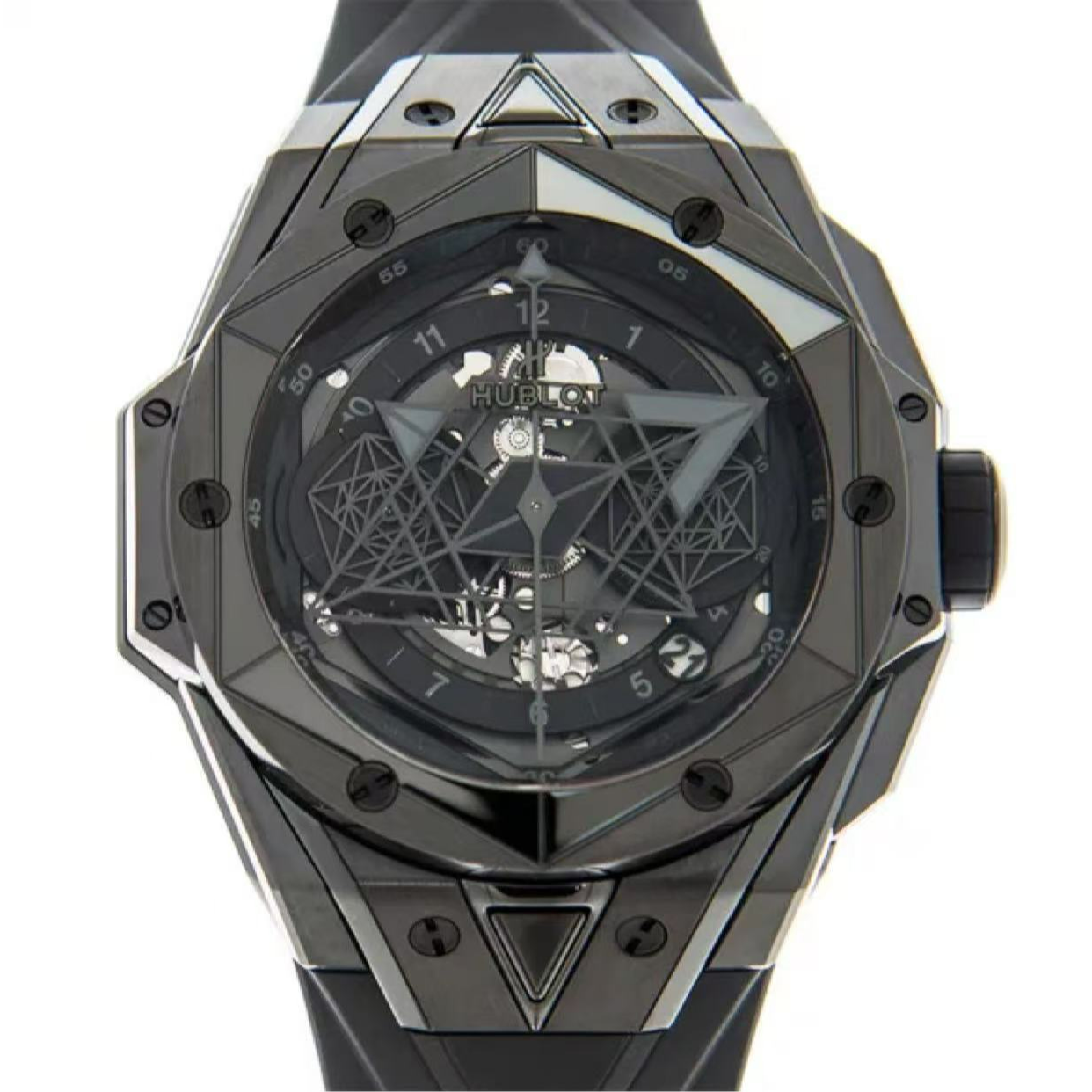 99新 Hublot/宇舶表 哈奢馆/名表/宇舶418/45mm/21年全套
