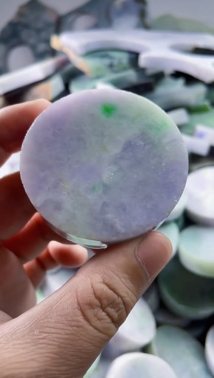 翡翠裸石天然A货翡翠944