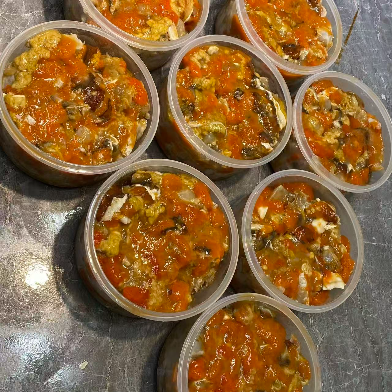 宁波特色美食精品红膏蟹糊2瓶共580克  嫩滑爽口 五星级饭店特供款 顺丰特快冷链上门